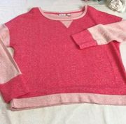 Izod Double Pink Sweatershirt Size L