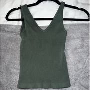 Nikibiki Cropped Green Tank