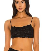 Free People  Reese Lace Bralette Black NWT Sz S