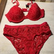 NWT Joe Boxer Bra set