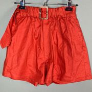 NWT L' Academie belted shorts xxs