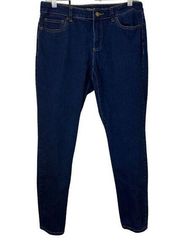 Michael Kors Dark Wash Skinny Jeans Sz 8 30x28.5 8.75” Rise