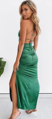 Green prom dress