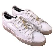 Adidas  Womens Size US 9.5 UK 8 Sleek Cloud White Sneakers DB3258