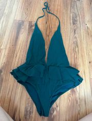 Green One Piece Swimsuit