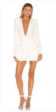 Michael Costello x REVOLVE Fena Mini Dress in Ivory