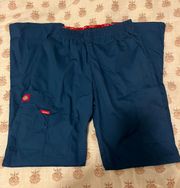 Caribbean Blue Scrub Pants