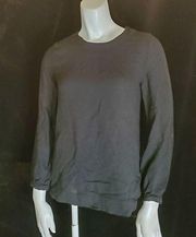 Steven Alan Black Long Sleeve Blouse (S)