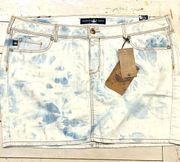 Torrid Source of Wisdom Tie Dye Denim Mini Skirt 22