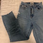 Abercrombie & Fitch 90’s Ultra High Rise Ankle Straight Jean