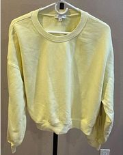 AGOLDE YELLOW SWEATSHIRT SZ XS