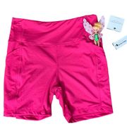 Laundry Barbie Pink Bike Short Size LARGE Media Pocket High Waisted Soft NEW