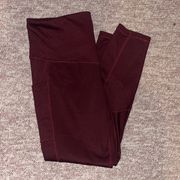 Maroon Xersion leggings size large