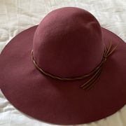 Floppy Maroon Hat