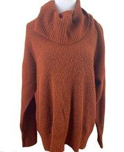 Jason Maxwell plush long line sweater in spice