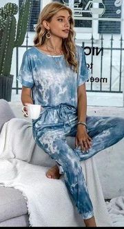 Boutique New, Two Piece, Tie Dye Pants Set