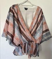 Oversized tunic blouse size Small