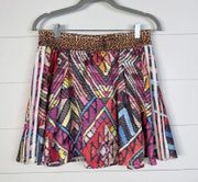 Adidas Womens Multi Print Farm Skirt Size 10