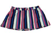 Cacique Swim Striped Swim Skirt Bottom