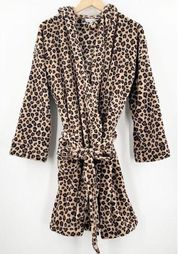 VERA BRADLEY Robe Size Small/Medium Animal Print Fleece Fuzzy Lounge Comfy Plush