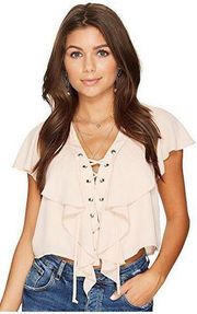 Treasure Lace Up Top