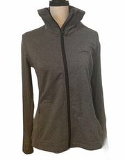 Lolë full zip grey size large top.