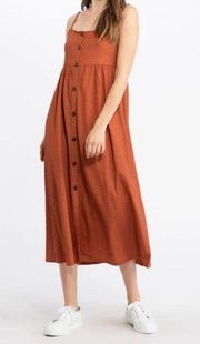 Sanctuary Earthy Midi Dress in Brown