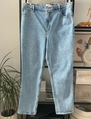 Abercrombie & Fitch The 90’s Straight Ultra High Rise Jeans Women’s Size 34/ 18