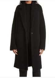 Vince Merino Wool Blend Longline Cardigan Womens Black Size Small #S5661