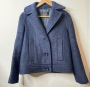 $475  Wool PeaCoat Atlantic Navy