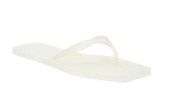 Veronica Beard Clear Analee Square Toe Rubber Thong Sandals Size 10