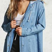 Forever 21  Contemporary chambray utility jacket