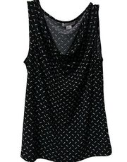 5/$25 Black and white tank, Liz Claiborne