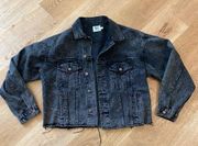 Princess Polly Denim Jeans Jacket in Black