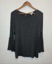 Lauren Conrad | Gray Top w/‎ Belle Sleeves