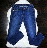 Mango Dark Wash Skinny Jeans