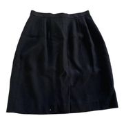 Preview Collection Skirt Women 2 Petite Black A Line Above Knee Poly Mix Vintage