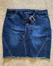 Ashley Stewart women’s size 18 denim skirt