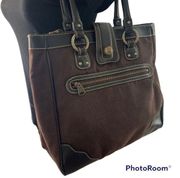 Gap 1969 Brown Canvas Shoulder Bag