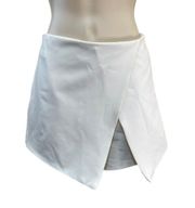 Lovers and Friends Wrap Skort in off white color