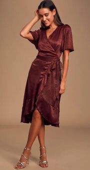 Burgundy Dress