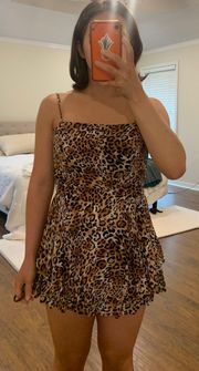 Animal Print Romper