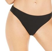 Hula Honey BLACK Rib Hipster Bikini Swim Bottom