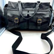 AIMEE KESTENBERG black genuine leather shoulder or crossbody bag