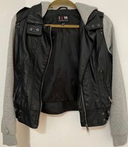 Boutique Leather biker jacket autumn winter fashion jacket