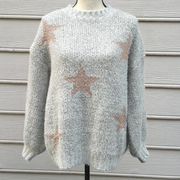 Wishlist Oversize Gold Star Sweater Small/Medium