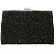 Inc International Concepts Loryy Embellished Sparkle Clutch in Black NEW