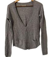 Zadig & Voltaire Cashmere Gray Cardigan Sweater