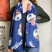 Handmade  Fleece Patriots Scarf