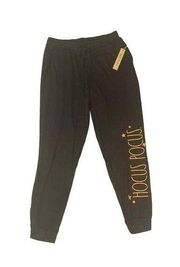 Halloween Hocus Pocus Black Pants Size Small Pajamas Joggers Pockets